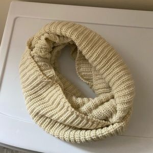 Cream infinity scarf